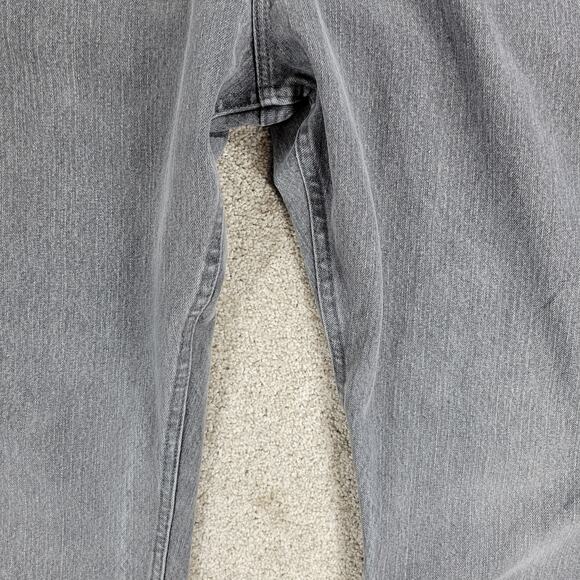 Vintage Wrangler Jeans Mens 36 x 30 Gray Wash Relaxed Fit Straight‎ Leg Baggy - Picture 9 of 13